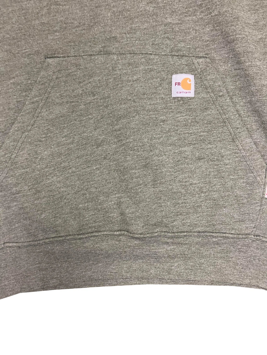 Carhartt FR Men's Moss Green Sweatshirt Midweight Hooded Pullover (S55)
