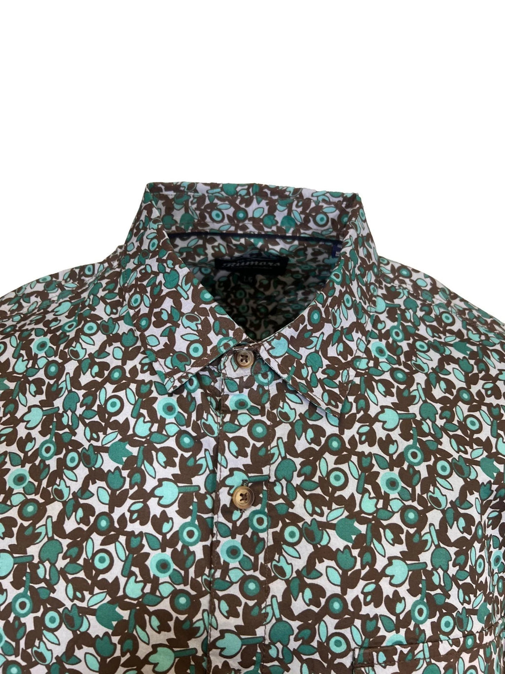 Rumors Men's Printed Shirt - Green Leaf & Teal Leaf 2 Pack S/S (S06 + S09)
