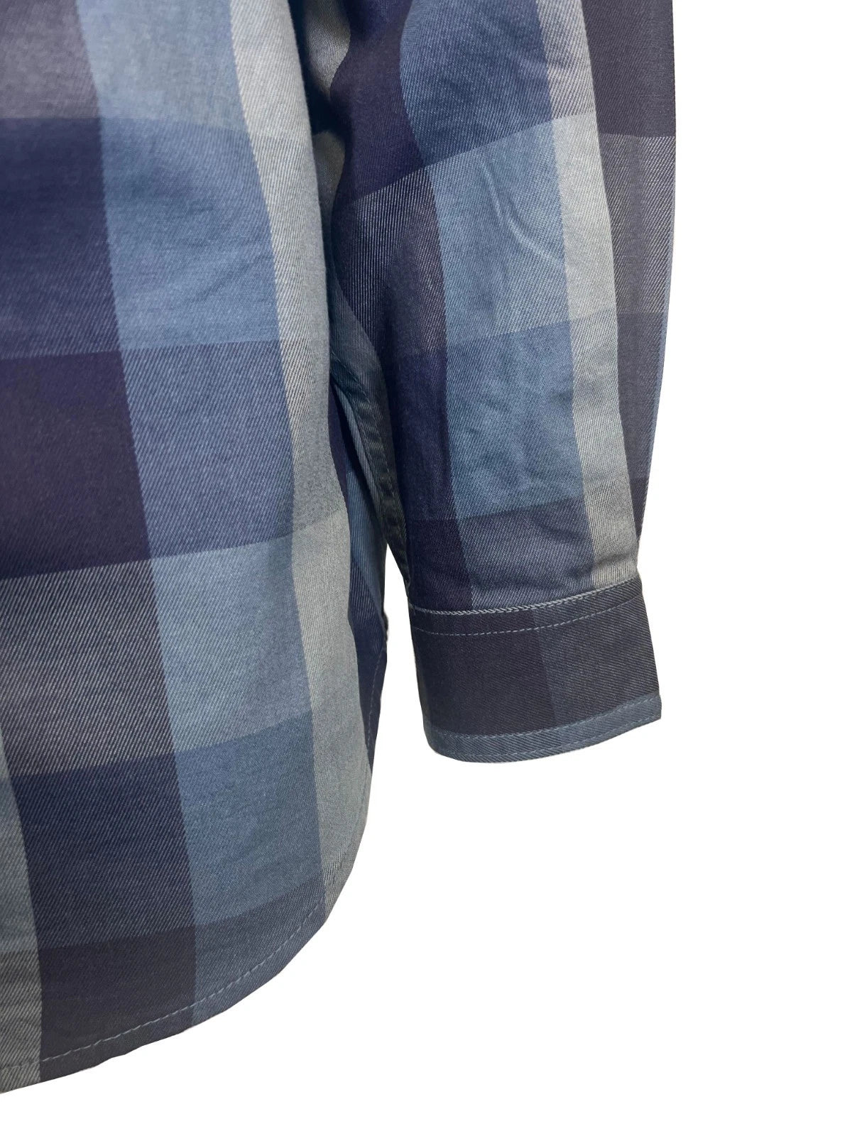 Carhartt FR Men's Blue Shirt Rugged Flex Original Fit Plaid L/S (S368)
