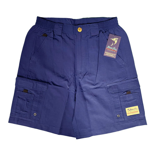 Bimini Bay Outfitters Men's Navy Blue Short Boca Grande II Fishing (S06)