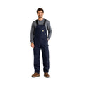 Carhartt FR Men's Navy Quick Duck Flame-Retardant Bib Pocket Overalls (S01)