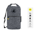 10l Body Glove Essential+ Dry Bag With Zipper Pocket - Grey (S12)