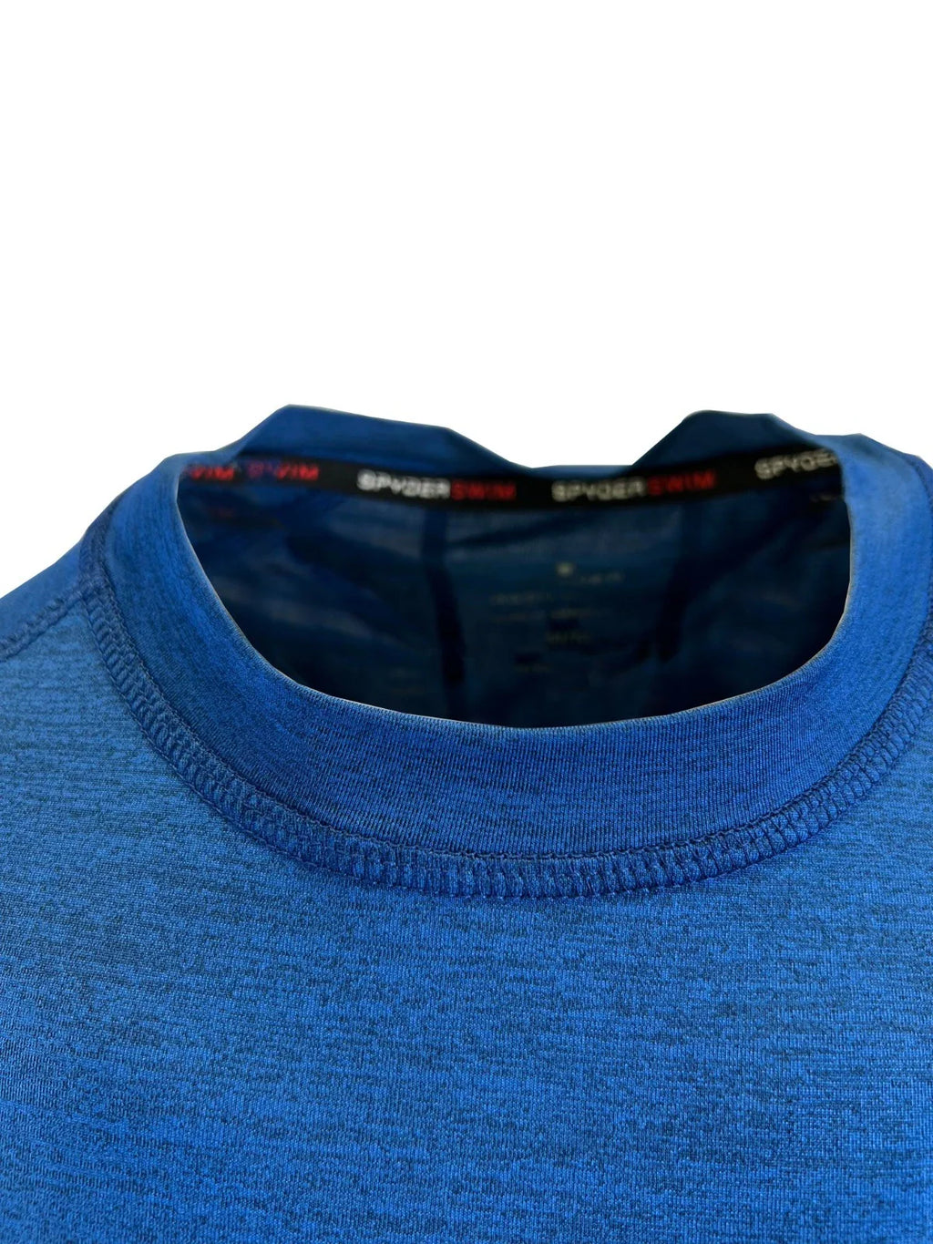 Spyder Swim Men's Dress Blue Solid T-Shirt Rashguard Quick Dry UPF Lightweight Hybrid S/S