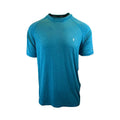 Spyder Swim Men's Blue Lagoon Solid T-Shirt Rashguard Quick Dry UPF Lightweight Hybrid S/S