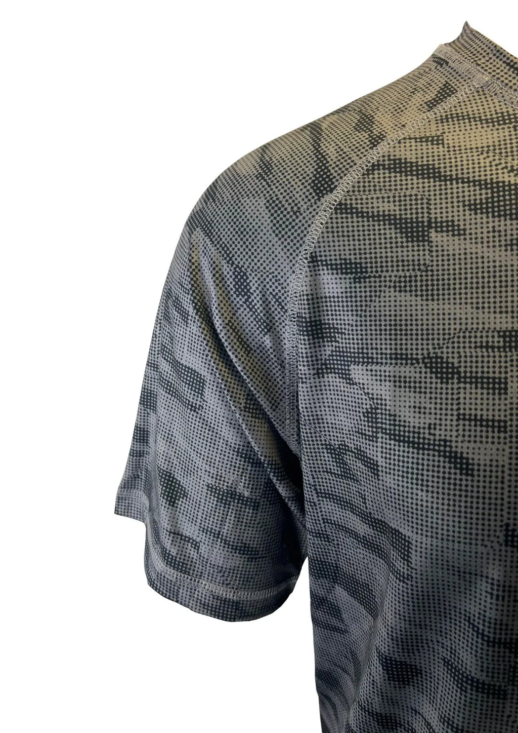Spyder Swim Men's Charcoal Grey Camo T-Shirt Rashguard Surf - Sand - Sun S/S (09)