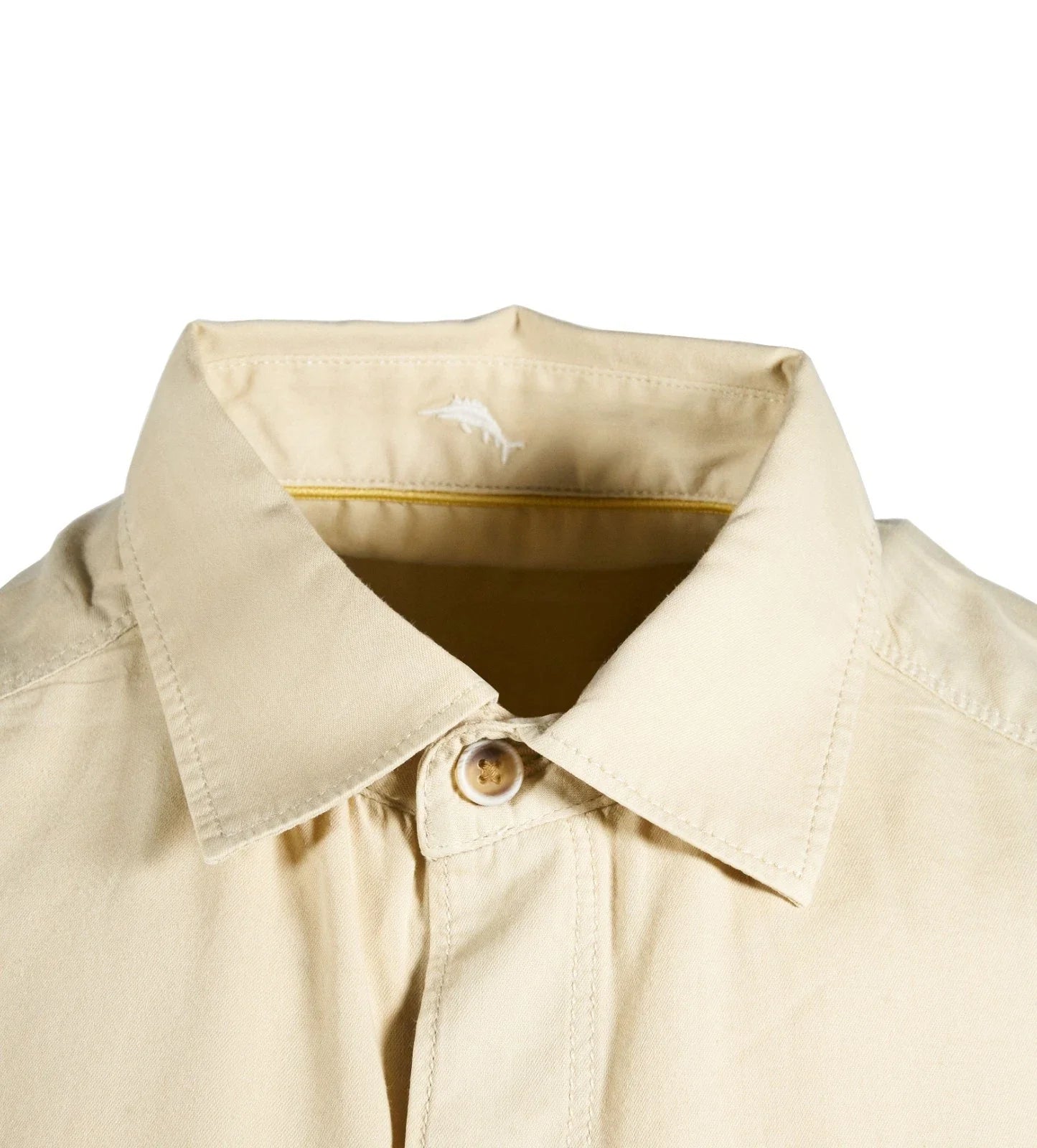 Tommy Bahama Men's Hazy Shirt Salty Seas Marlin Logo Specially Treated Pocket S/S