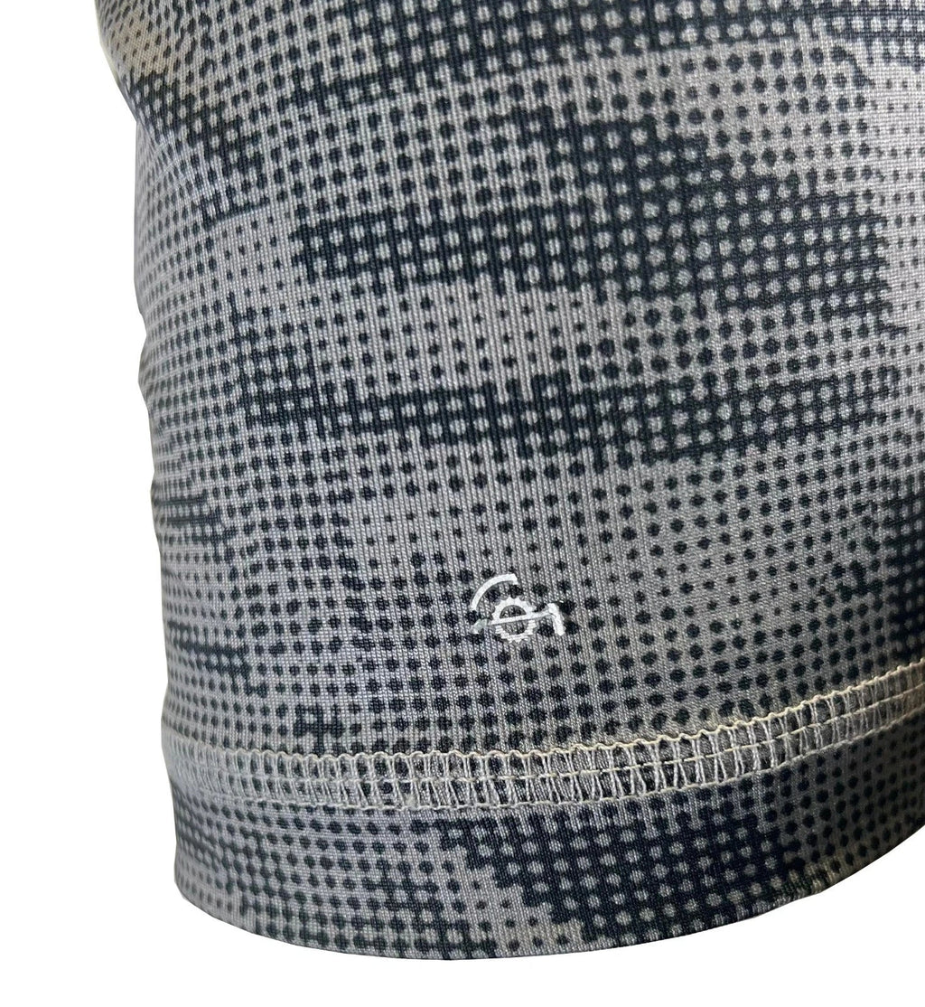 Spyder Swim Men's Charcoal Grey Camo T-Shirt Rashguard Surf - Sand - Sun S/S (09)